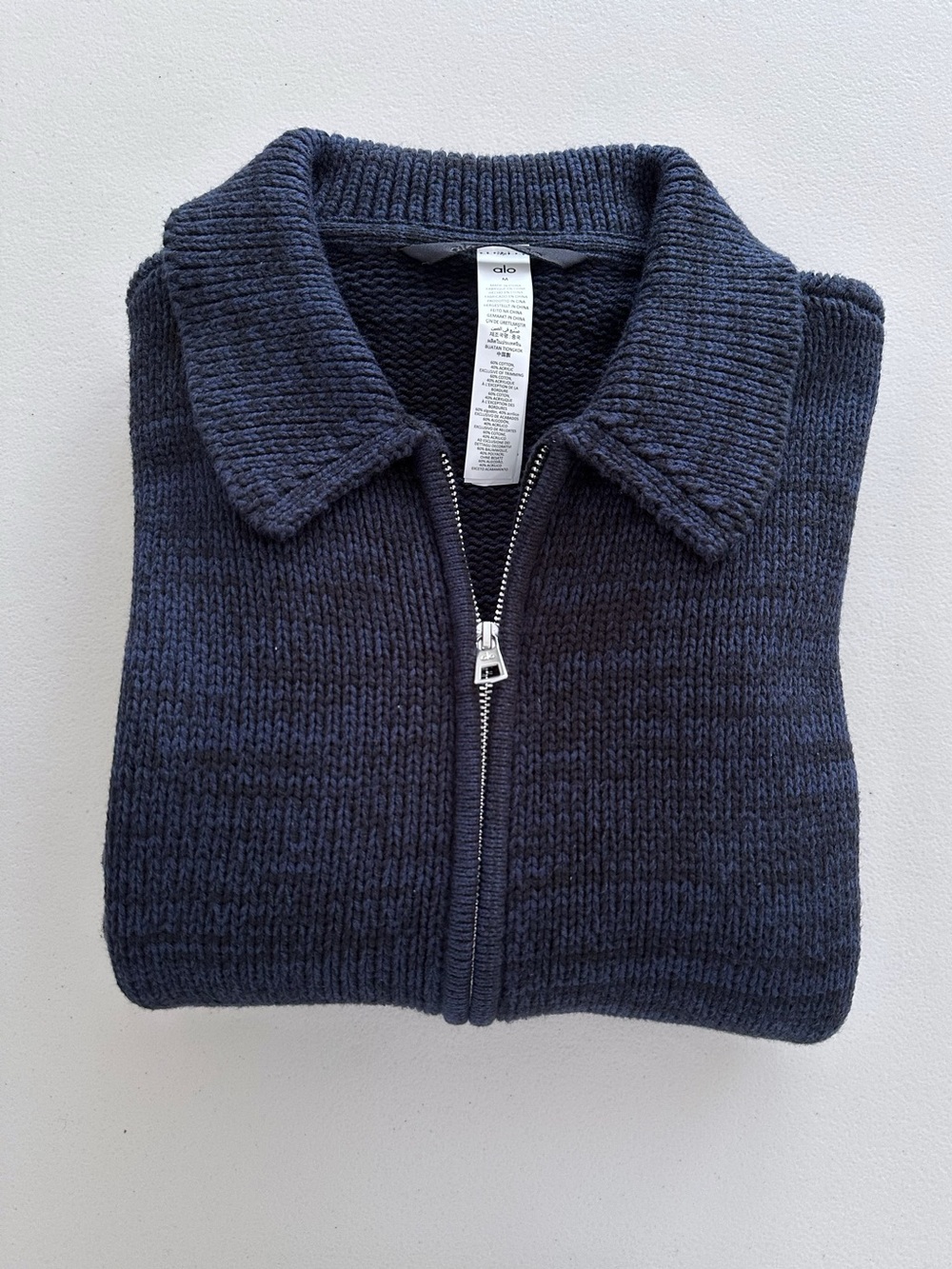 Alo Heritage Full Zip Sweater